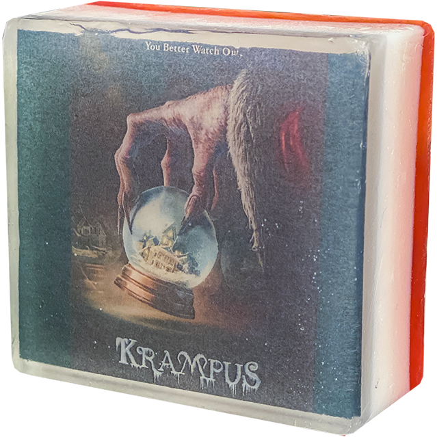 Krampus - Snow Globe Poster Soap 4.5 oz