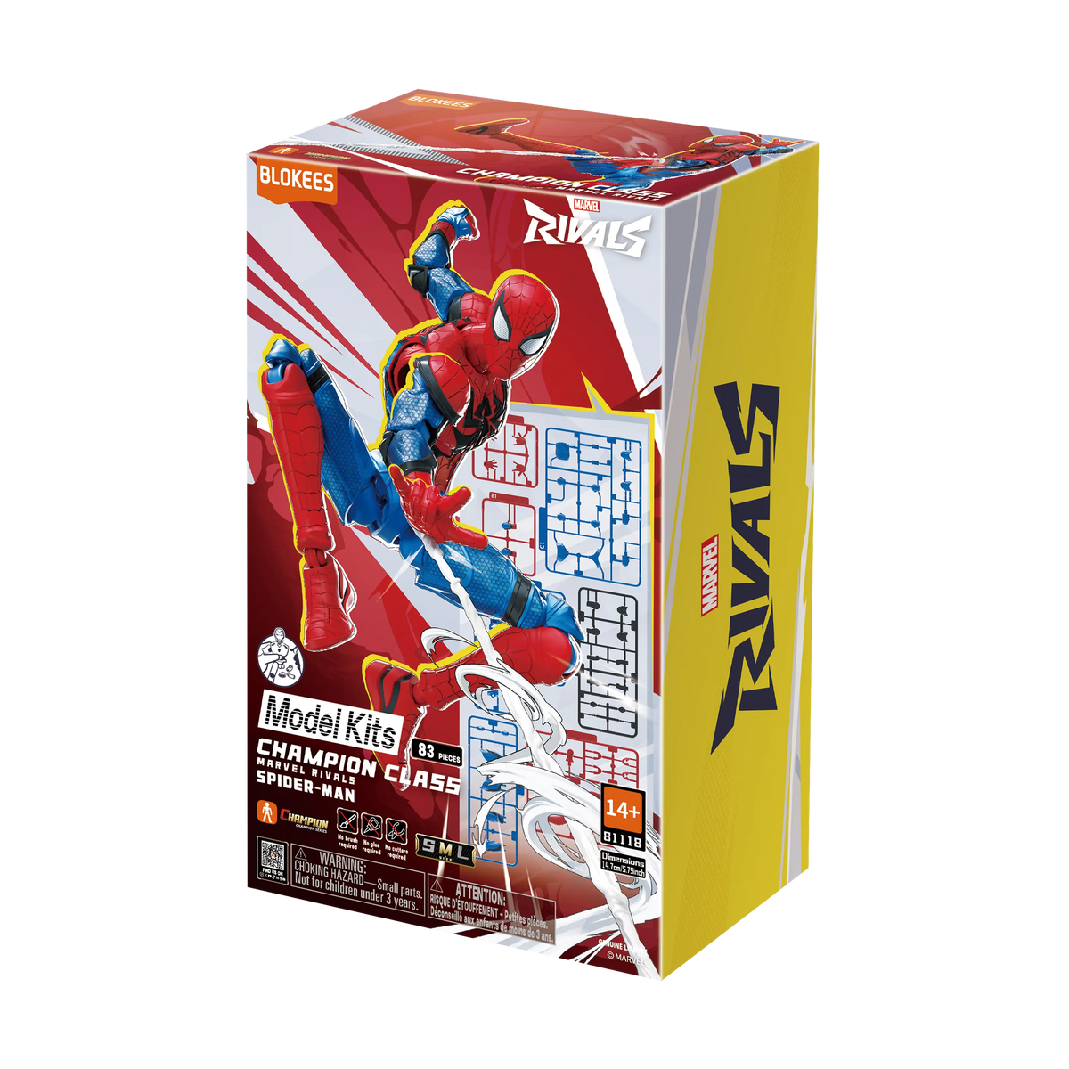 Marvel Rivals Champion Class 06 Spider-Man Model Kits | Blokees