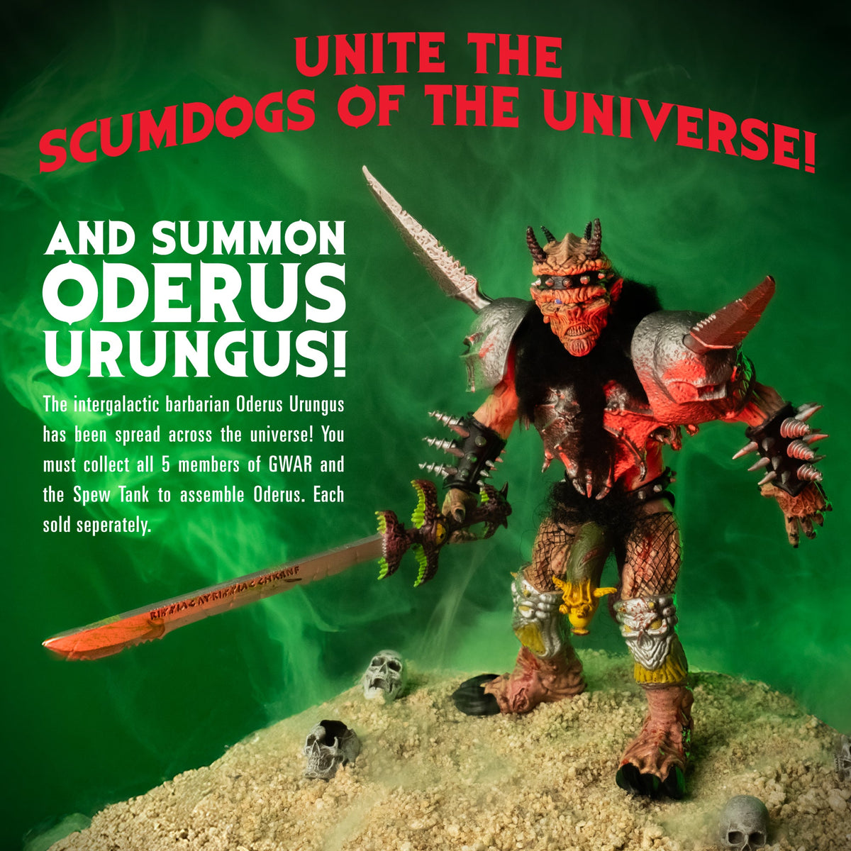 GWAR - Jizmak Da Gusha - 5" Action Figure