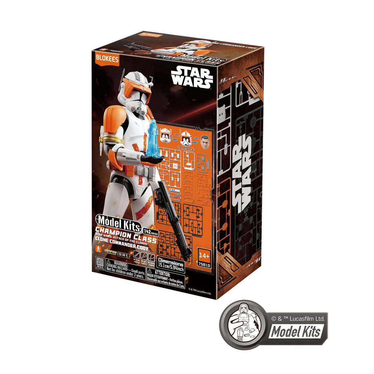 STAR WARS: ATTACK OF THE CLONES™ CHAMPION CLASS 10 CLONE COMMANDER CODY™ | BLOKEES