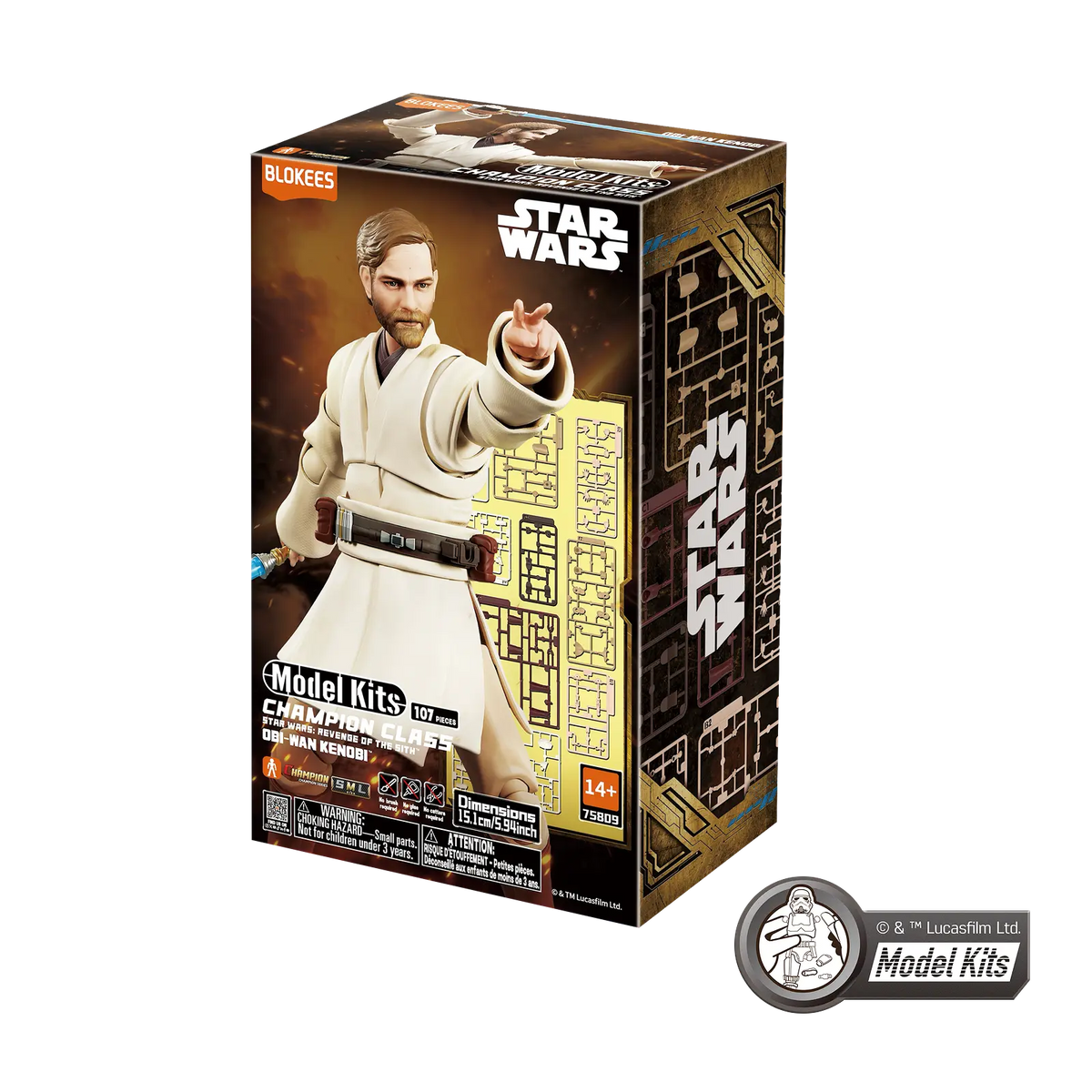 STAR WARS: REVENGE OF THE SITH™ CHAMPION CLASS 09 OBI-WAN KENOBI™ MODEL KITS | BLOKEES