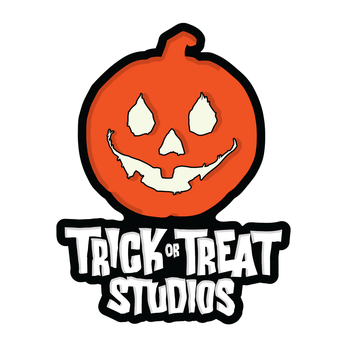 Trick or Treat Studios Logo Glow-In-The-Dark Enamel Pin