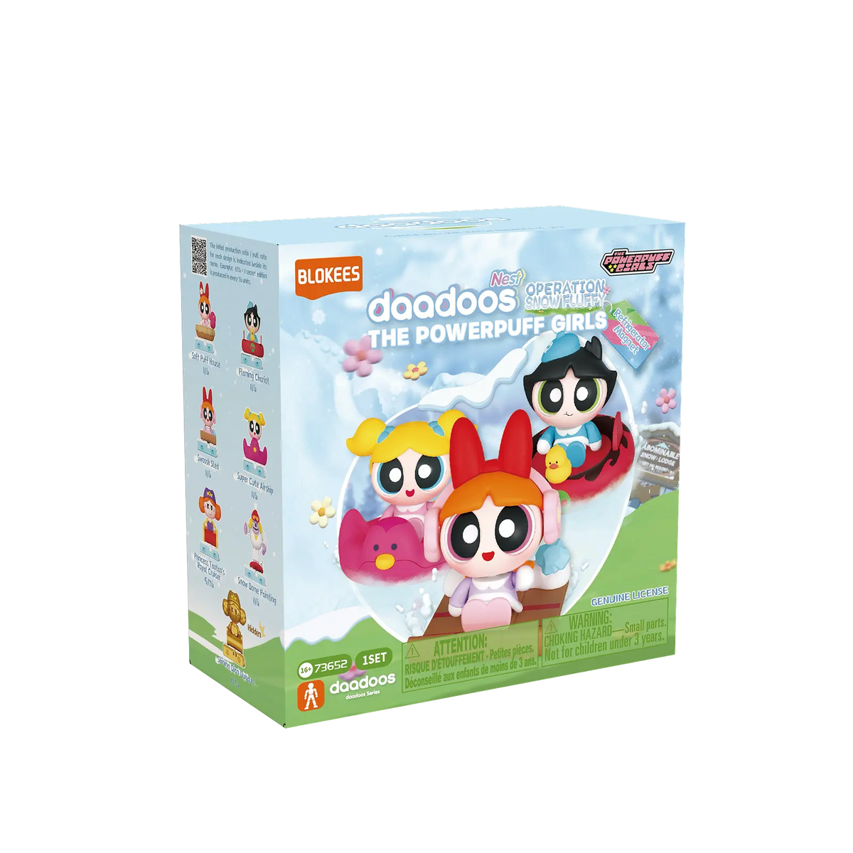 Blokees The Powerpuff Girls daadoos Nest Series 01 Operation Snow Fluffy