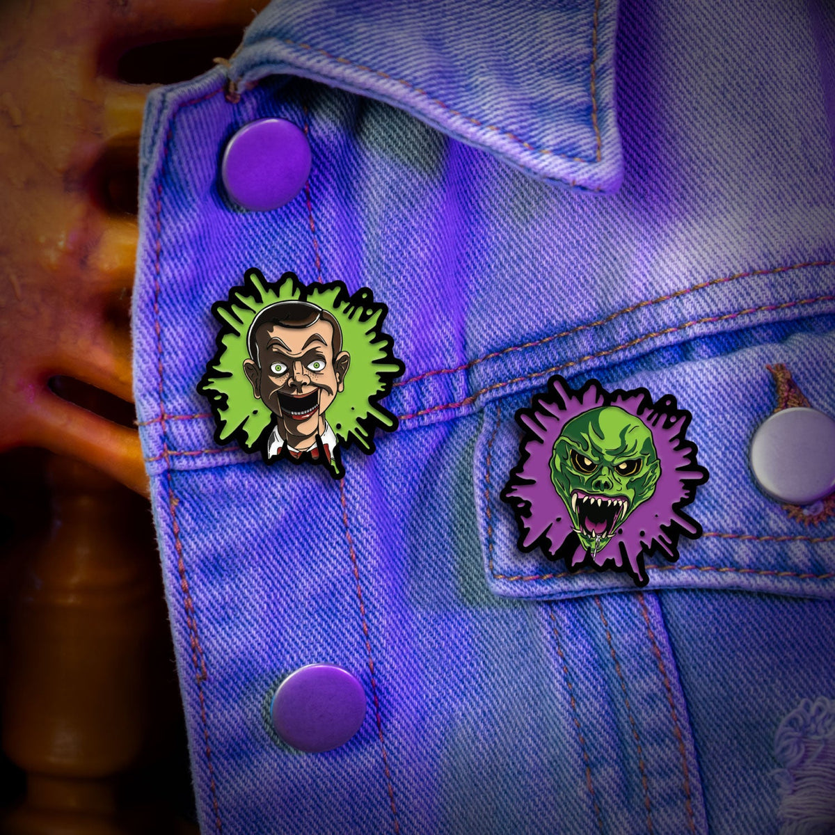 Goosebumps - Haunted Enamel Pin