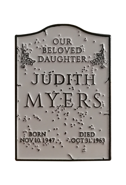 Halloween - Judith Myers Tombstone Enamel Pin