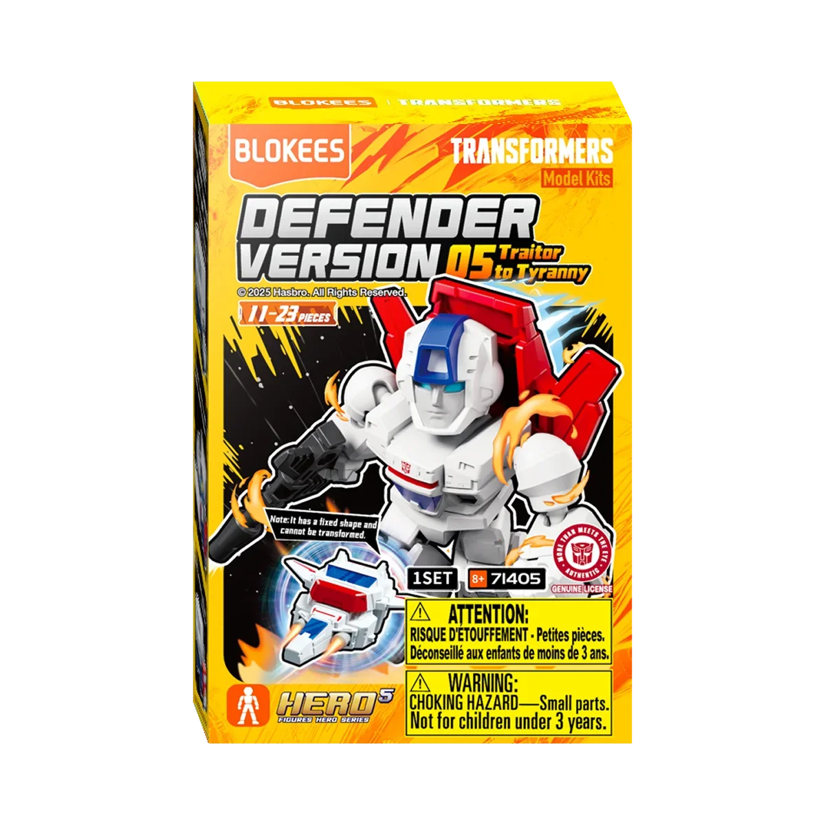 Blokees Transformers Defender Version 05 Traitor to Tyranny
