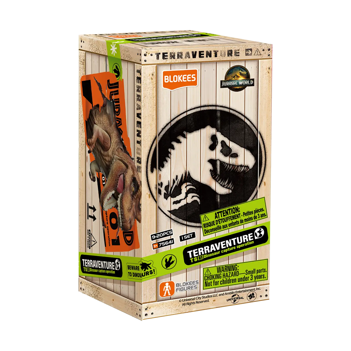 Jurassic World Terraventure TS 01 Dinosaur Capture Operation | Blokees