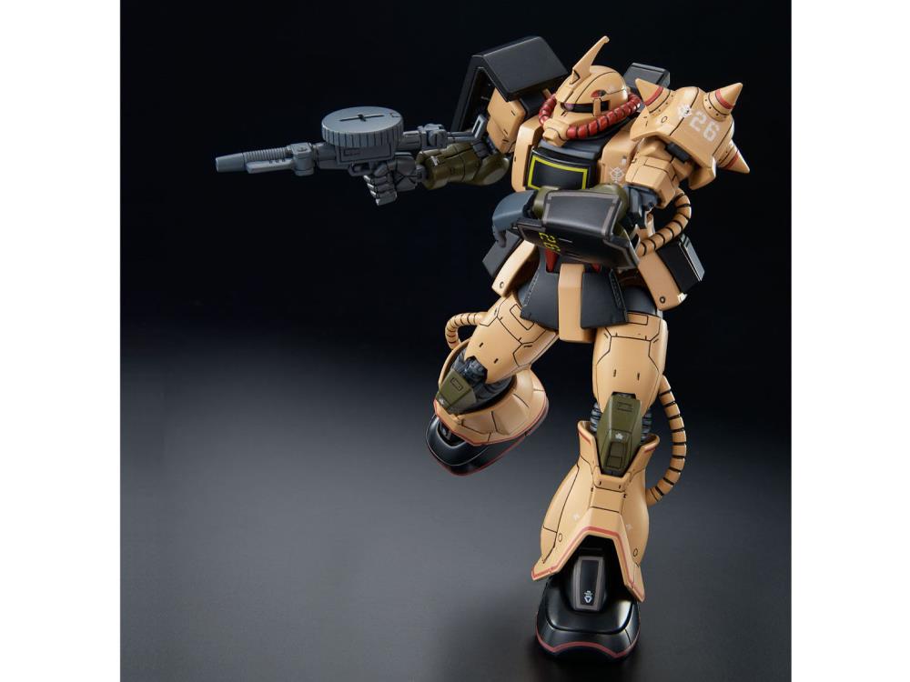 Gundam 1/144 HG The Origin MS-06D Zaku Desert Type Model Kit Exclusive