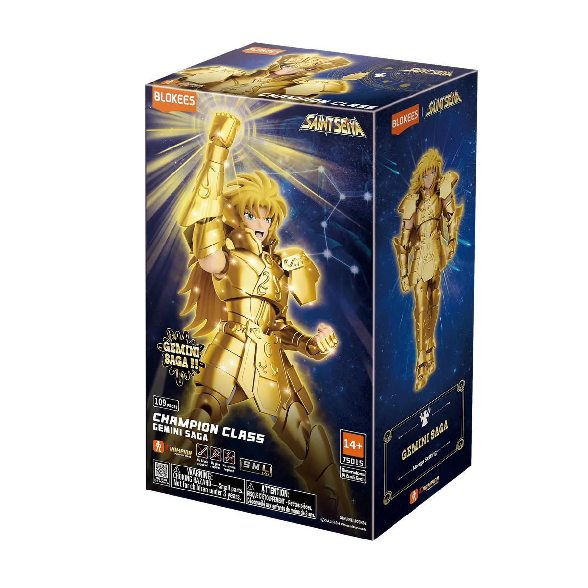 Saint Seiya Champion Class Gemini Saga | Blokees