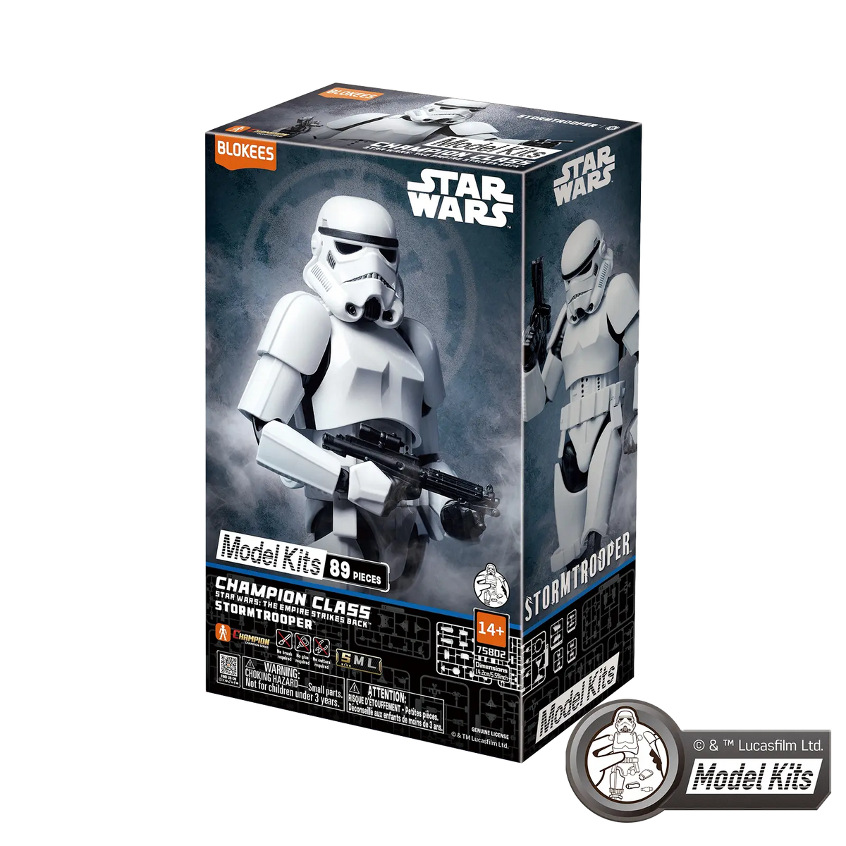 STAR WARS: THE EMPIRE STRIKES BACK™ CHAMPION CLASS 02 STORMTROOPER™ MODEL KITS | BLOKEES