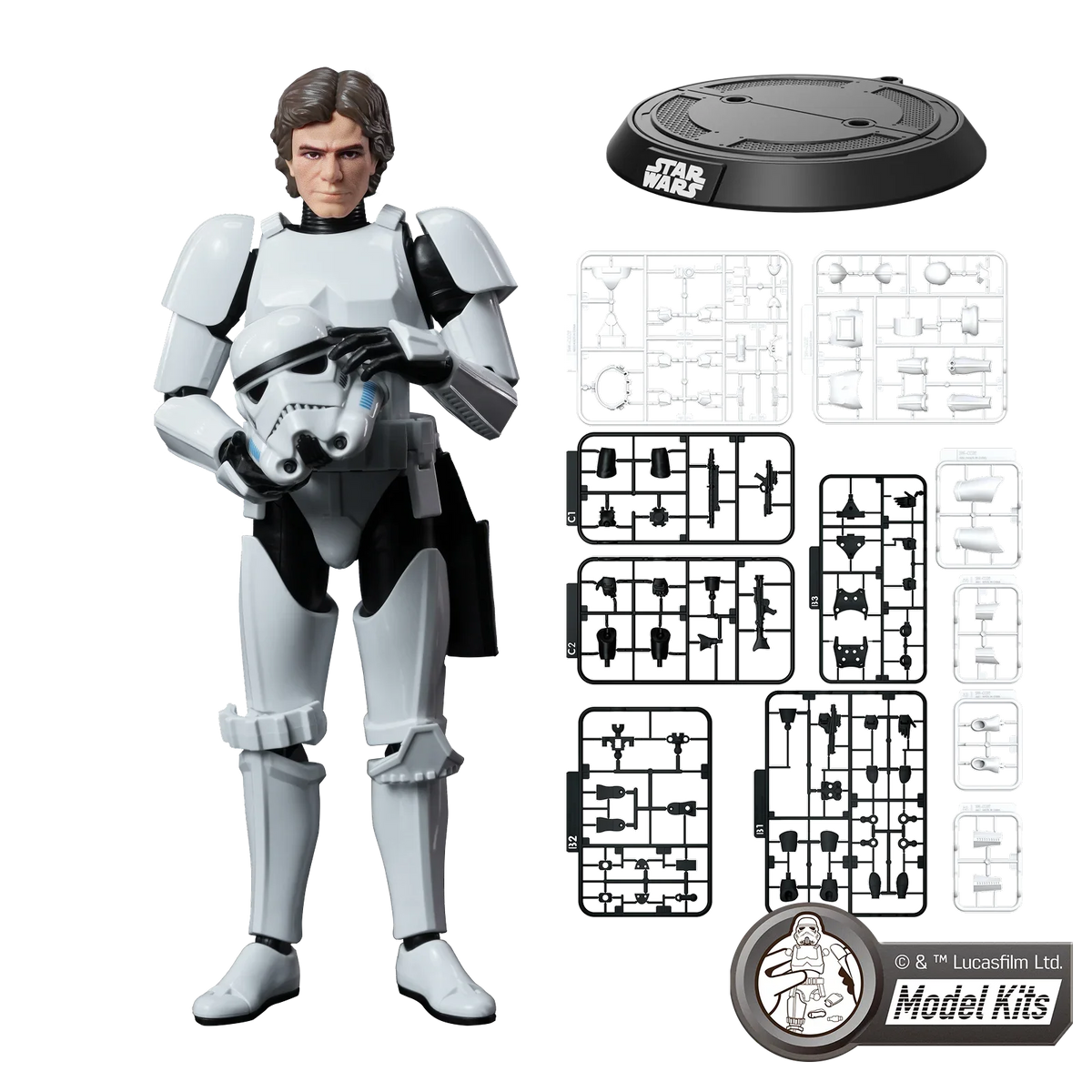 STAR WARS: A NEW HOPE™ CHAMPION CLASS 03 HAN SOLO™ STORMTROOPER™ DISGUISE VERSION MODEL KITS | BLOKEES