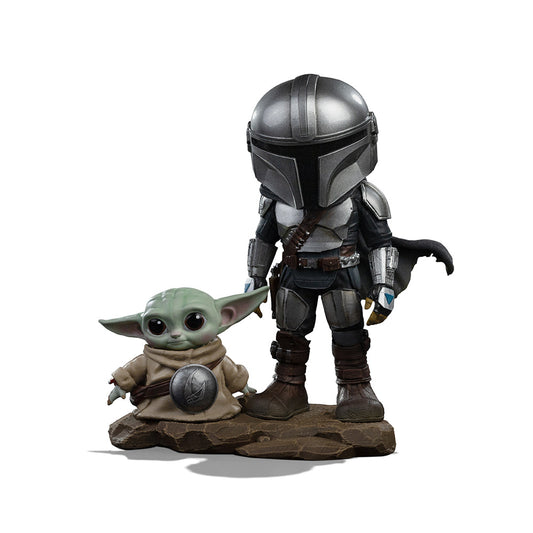 Mandalorian and Grogu Minico - Iron Studios