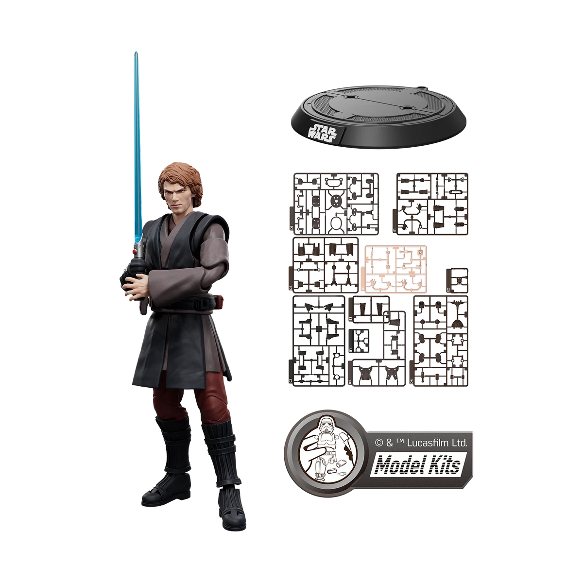 <em>STAR WARS: REVENGE OF THE SITH</em> CHAMPION CLASS 08 ANAKIN SKYWALKER MODEL KITS | BLOKEES