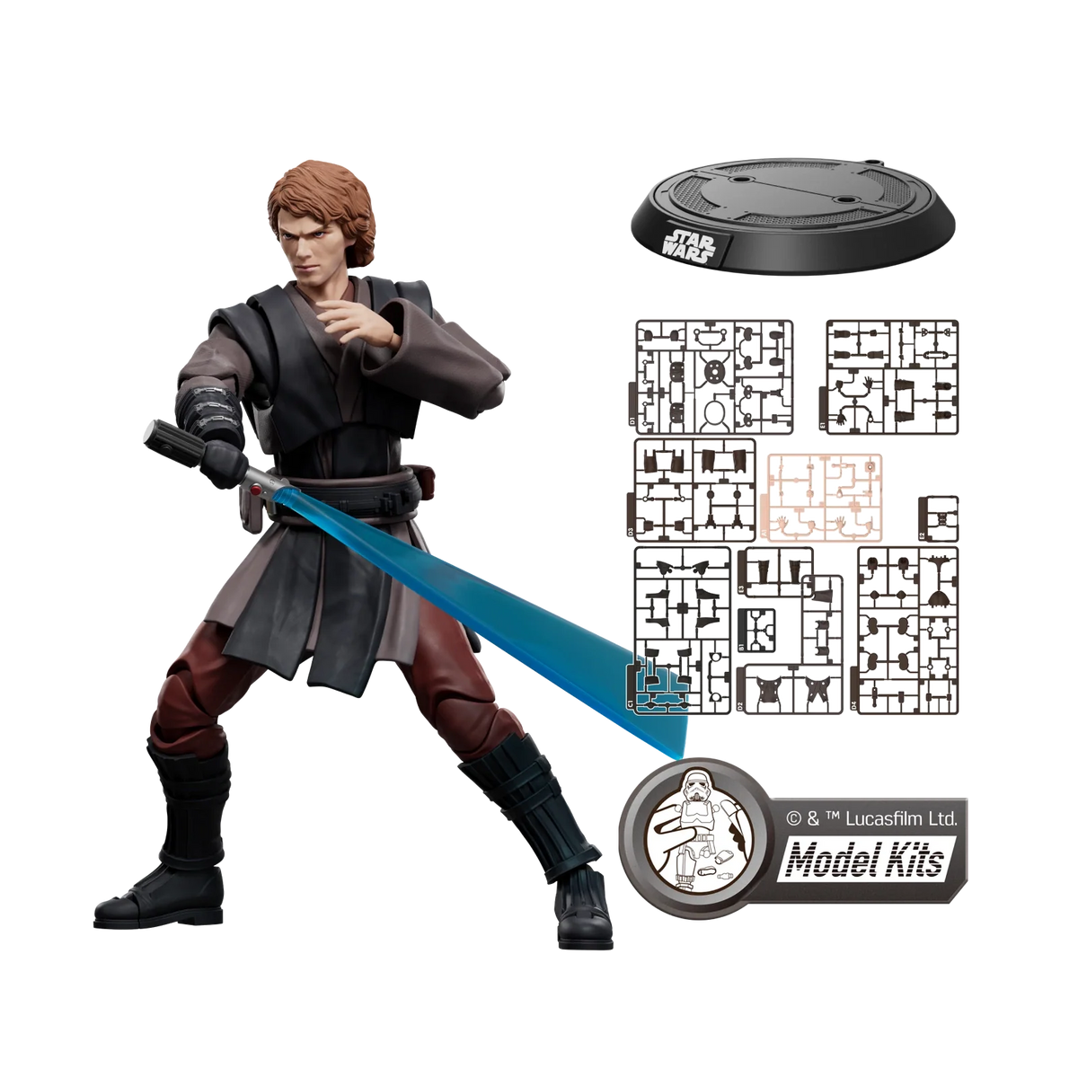 <em>STAR WARS: REVENGE OF THE SITH</em> CHAMPION CLASS 08 ANAKIN SKYWALKER MODEL KITS | BLOKEES