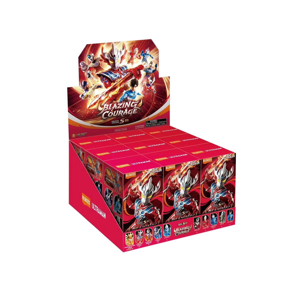 Blokees Ultraman Galaxy Version S 03 Blazing Courage