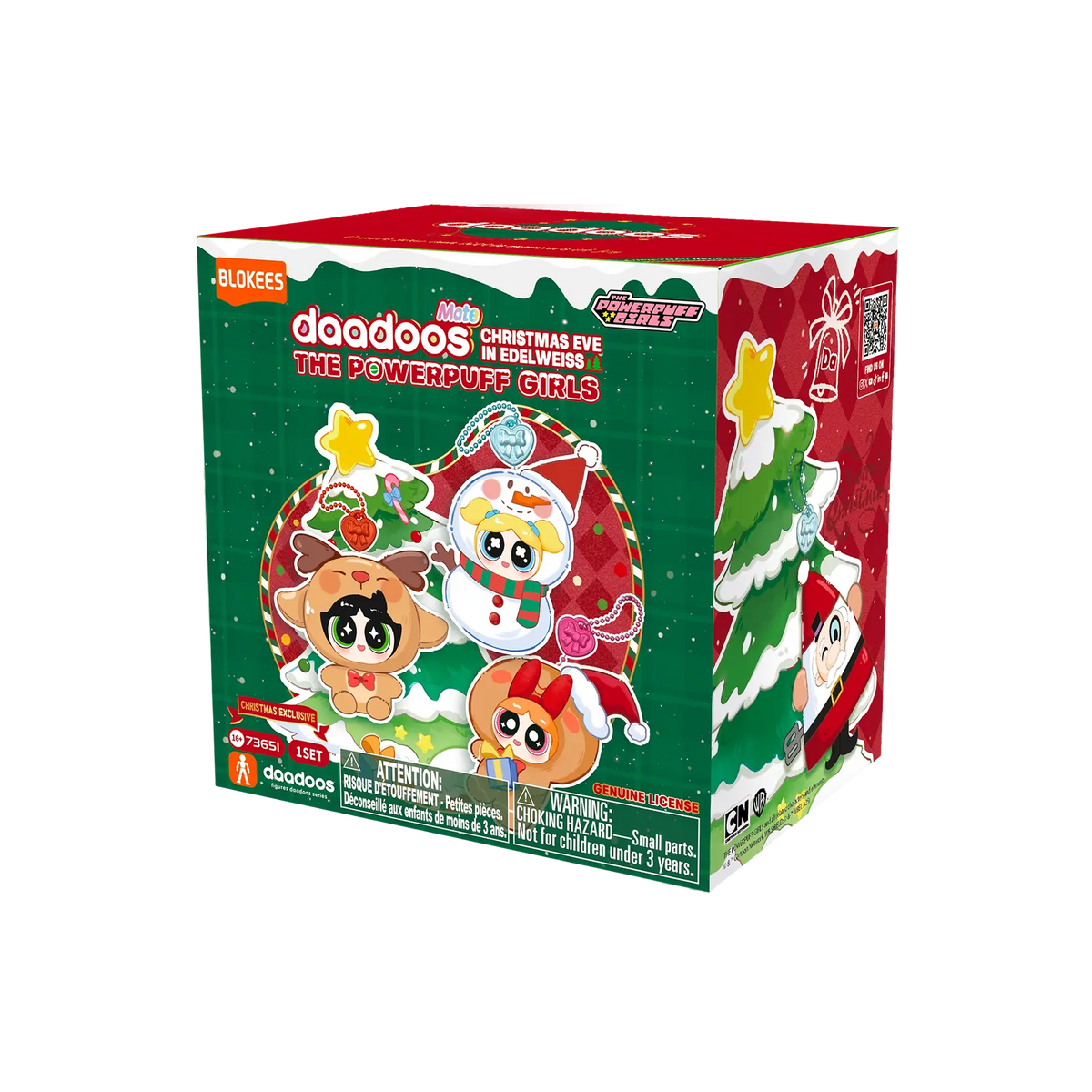 Blokees The Powerpuff Girls daadoos Mate Series 01 Christmas Eve in Edelweiss