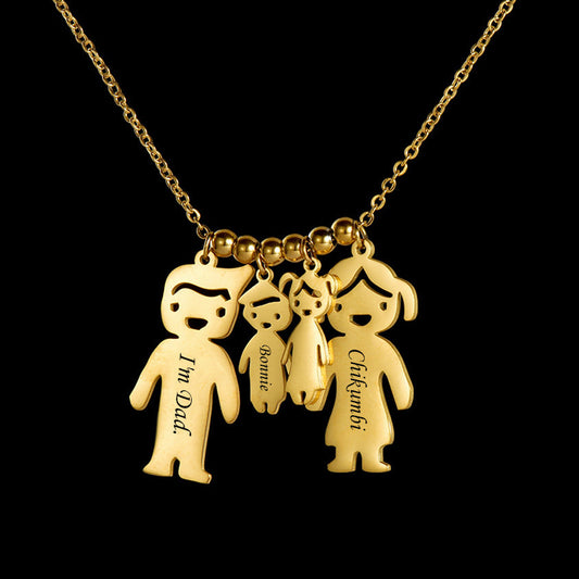 Family Love Personalized Name Necklace