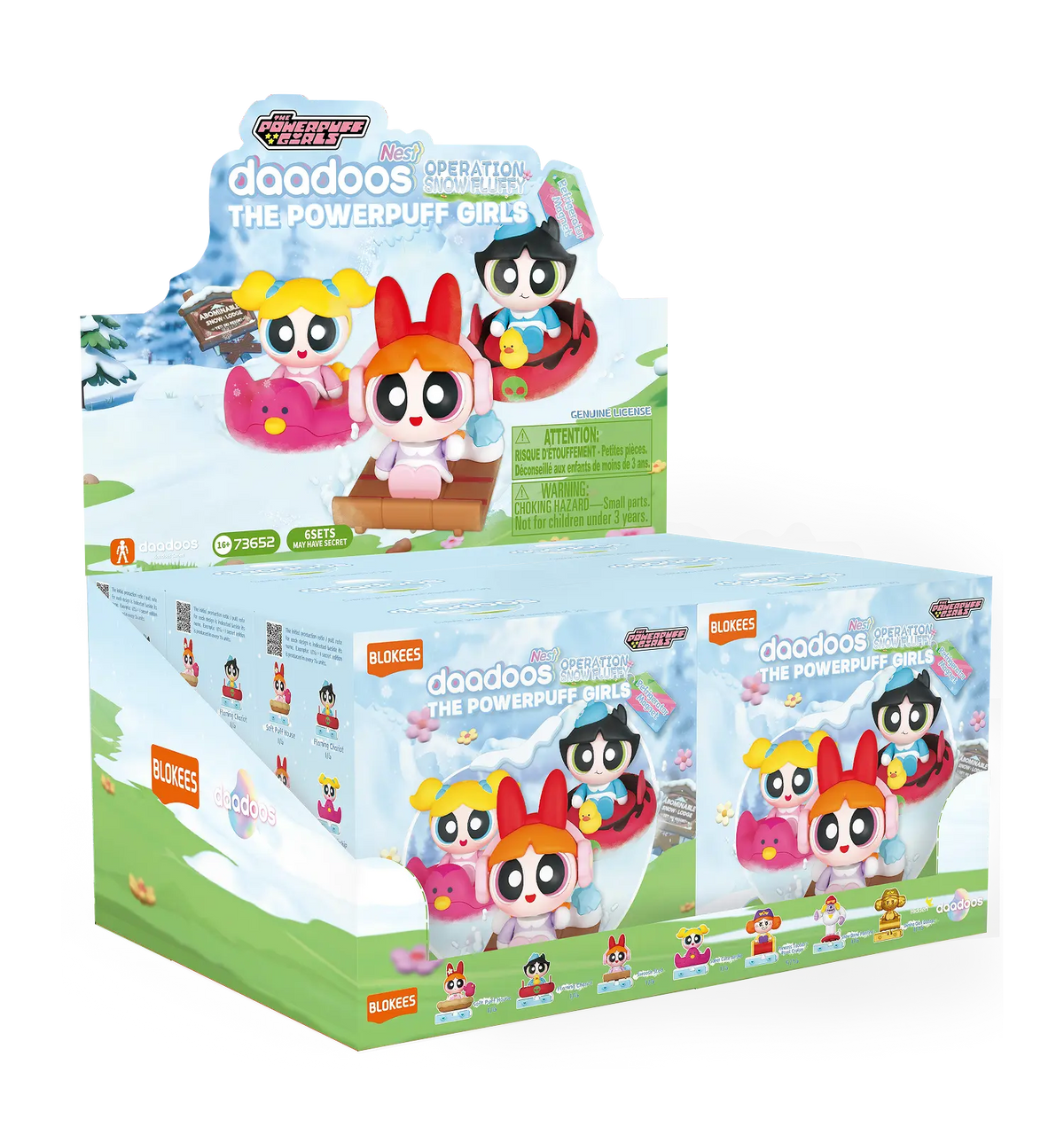 Blokees The Powerpuff Girls daadoos Nest Series 01 Operation Snow Fluffy
