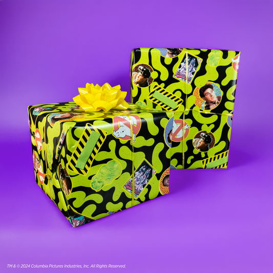 Ghostbusters - Retro Cheese Wrapping Paper