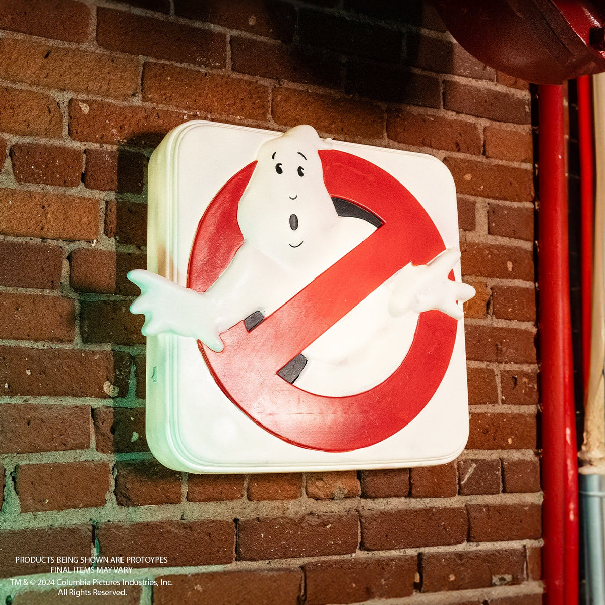Ghostbusters - No Ghost Light-Up Sign