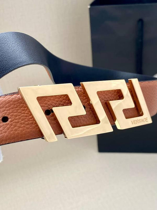 Versace Medusa Belt 'Brown'