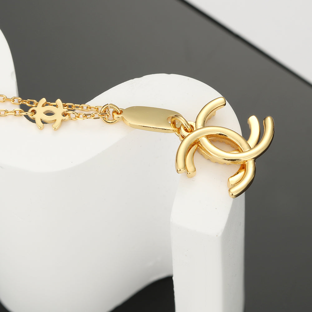 18K  Chanel Diamond Long Necklace