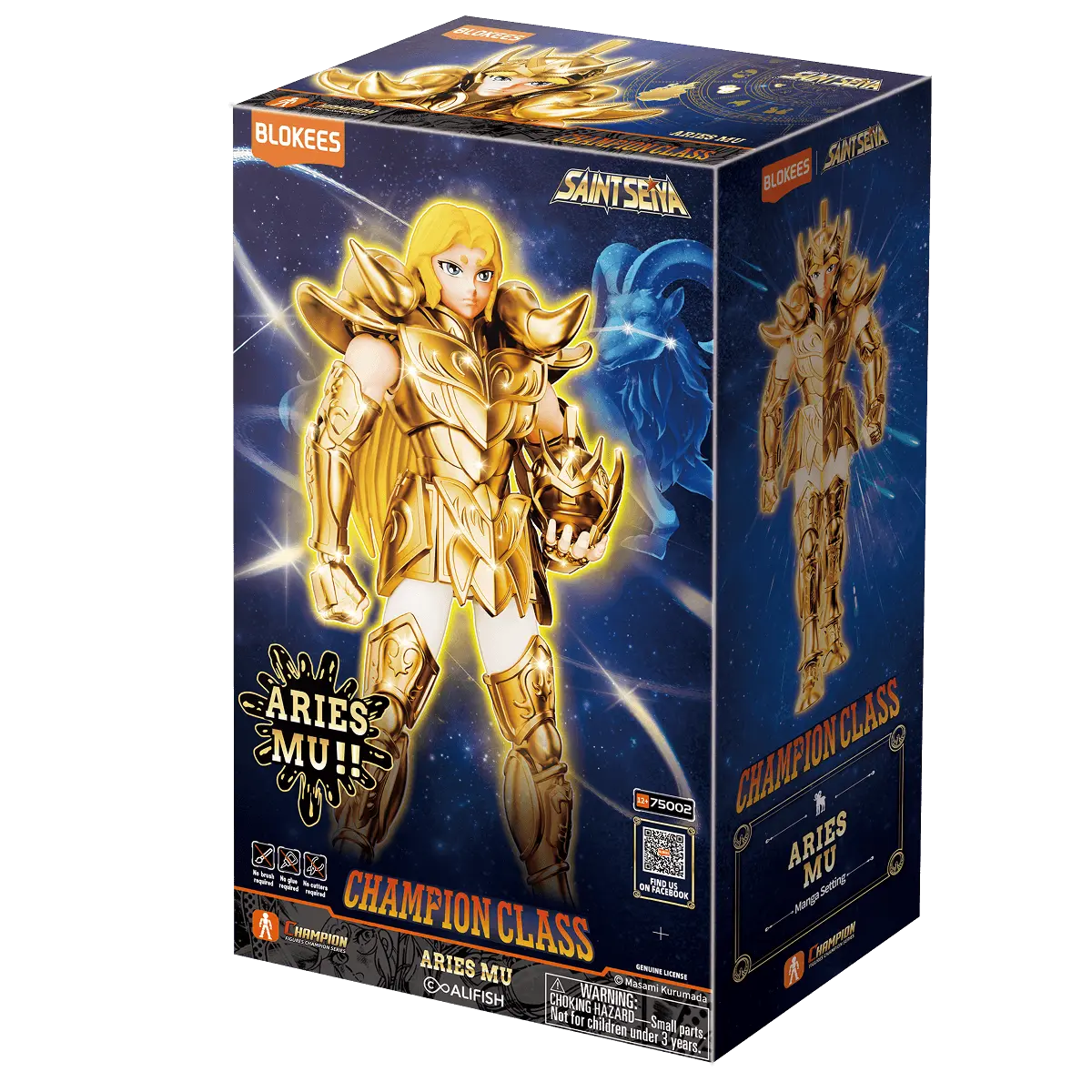 Saint Seiya Champion Class Aries Mu | Blokees