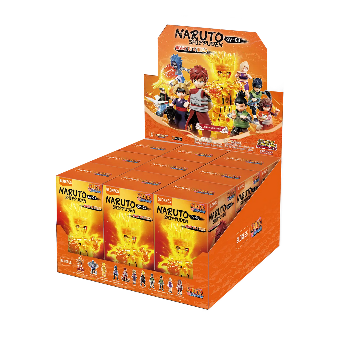 NARUTO SHIPPUDEN GV03 Heart of a Ninja | Blokees