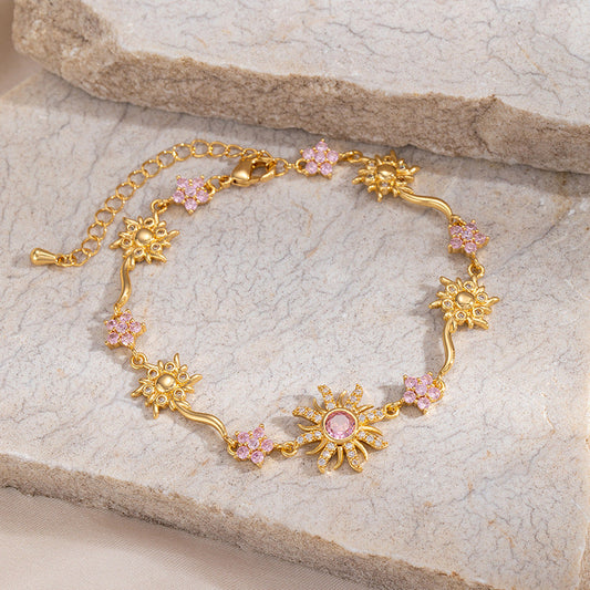 Celestial Starburst and Flower Station Bracelet