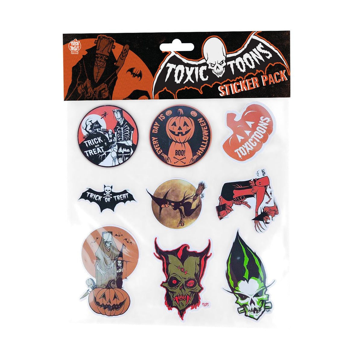 Toxictoons Sticker Pack (9 ct)