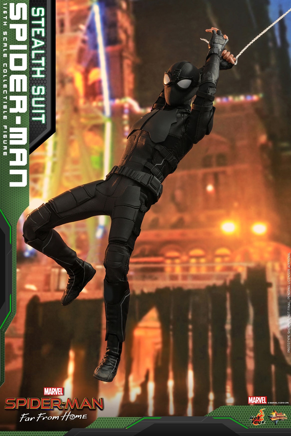 Hot Toys Spider-Man (Stealth Suit) 1/6 Scale Action Figure